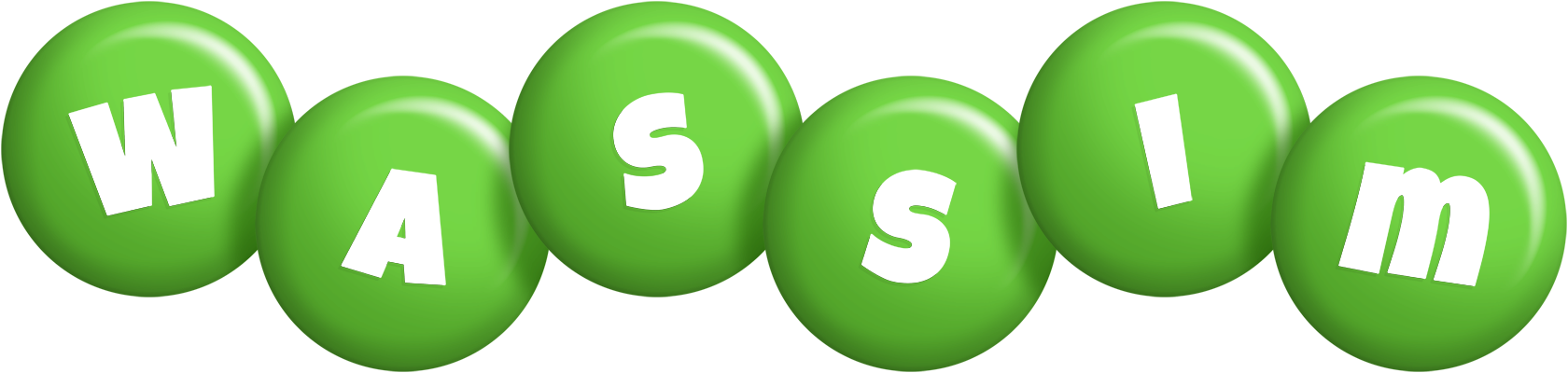 Wassim candy-green logo