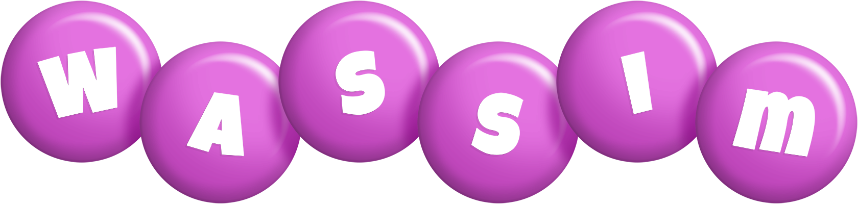 Wassim candy-purple logo