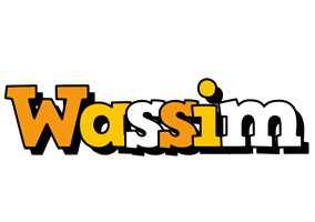 Wassim cartoon logo