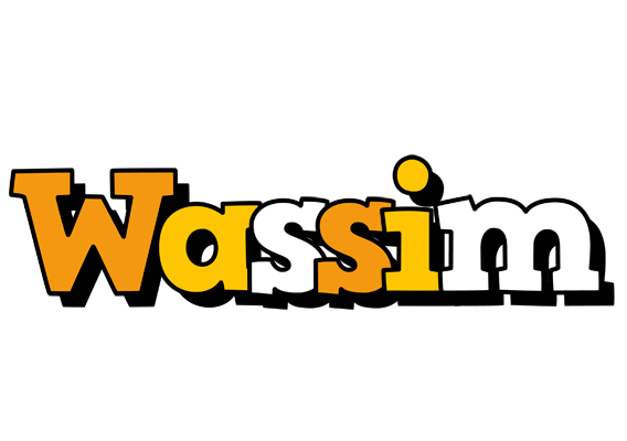 Wassim cartoon logo