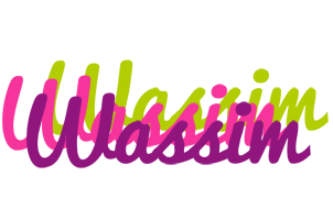 Wassim flowers logo