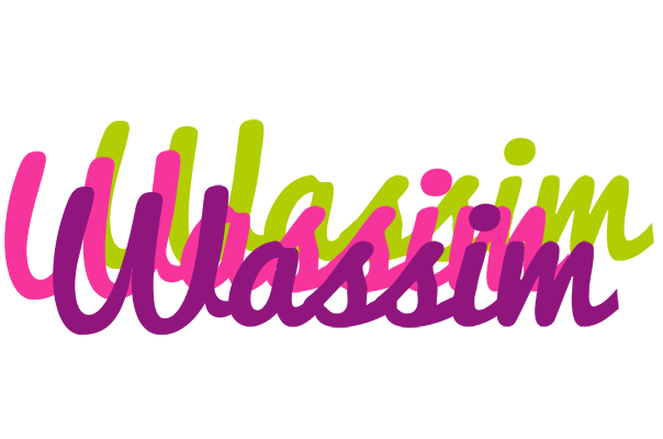 Wassim flowers logo