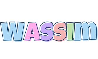 Wassim pastel logo