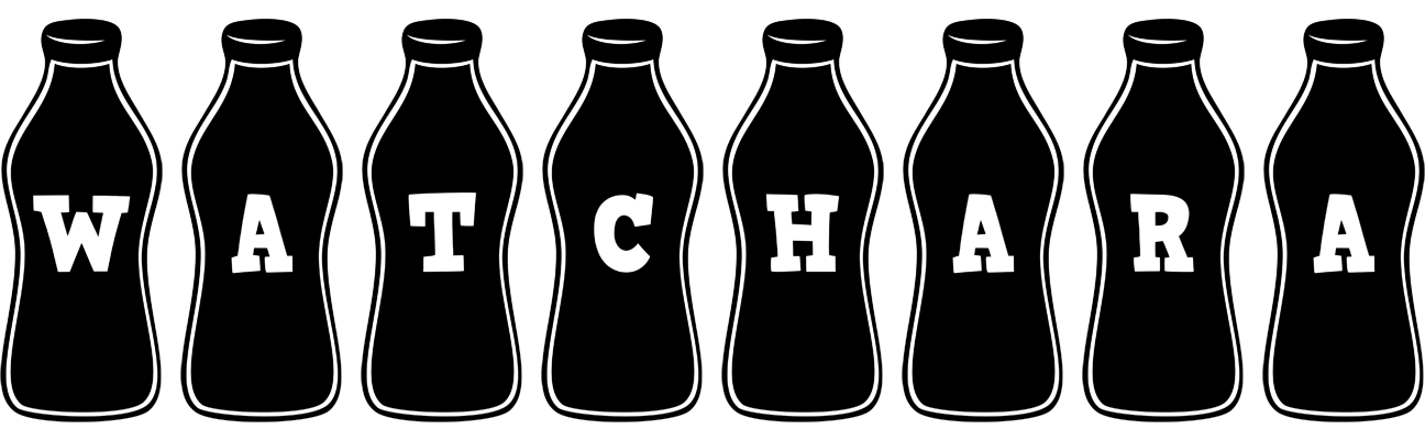 Watchara bottle logo