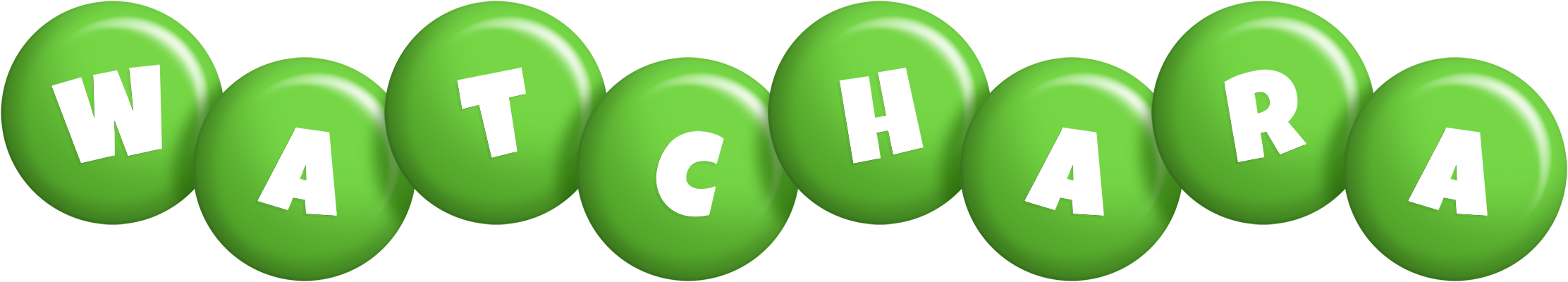 Watchara candy-green logo