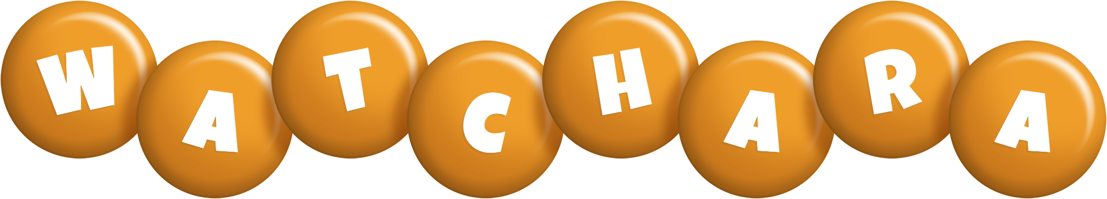 Watchara candy-orange logo