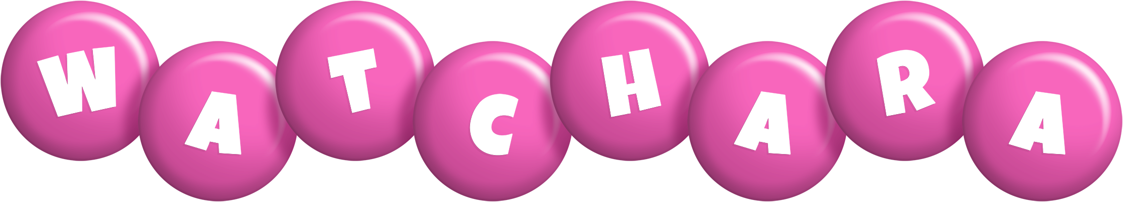 Watchara candy-pink logo