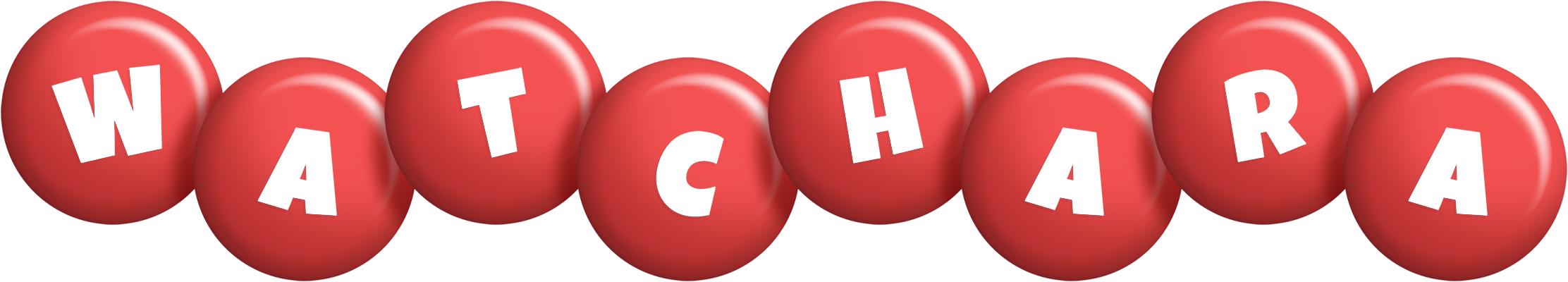 Watchara candy-red logo