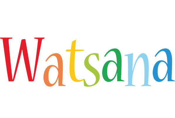 Watsana birthday logo