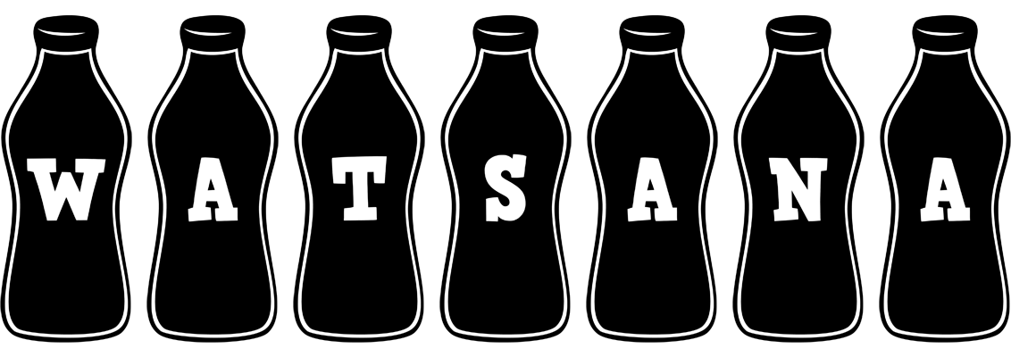 Watsana bottle logo
