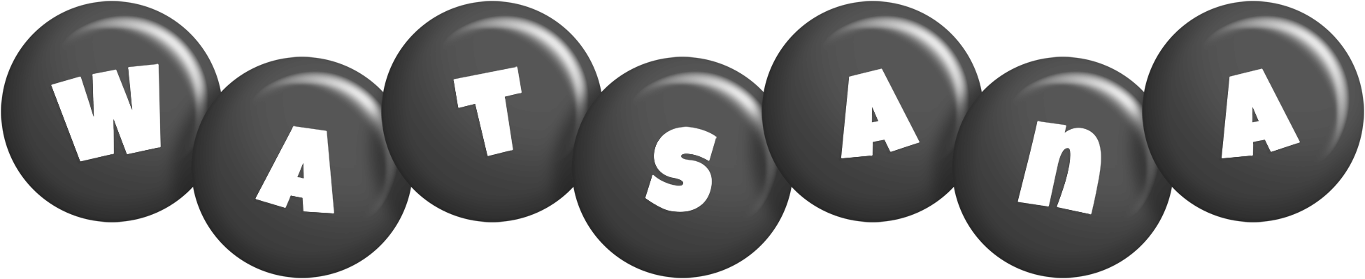 Watsana candy-black logo
