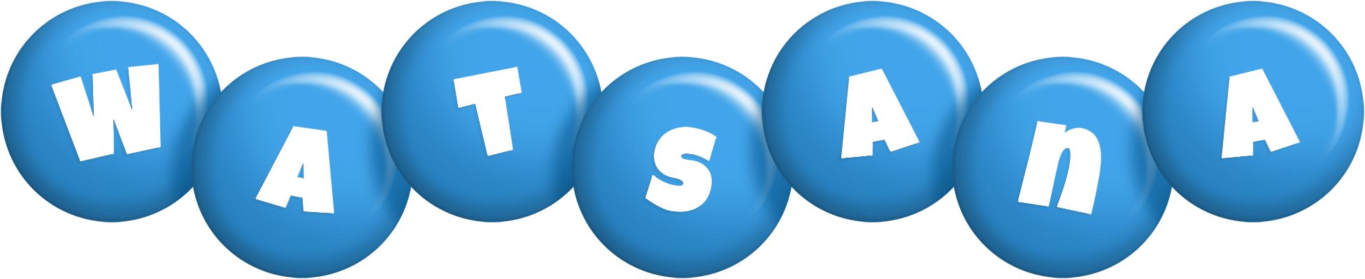 Watsana candy-blue logo