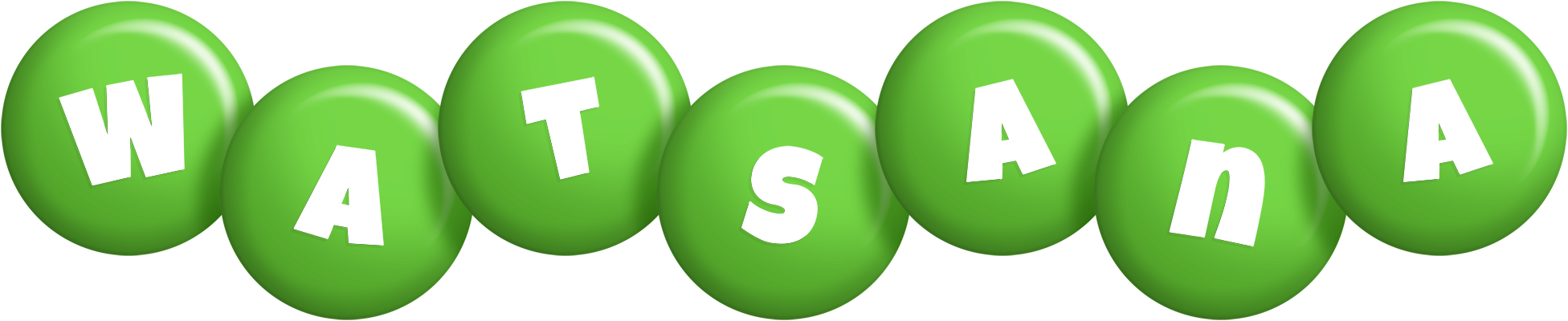 Watsana candy-green logo