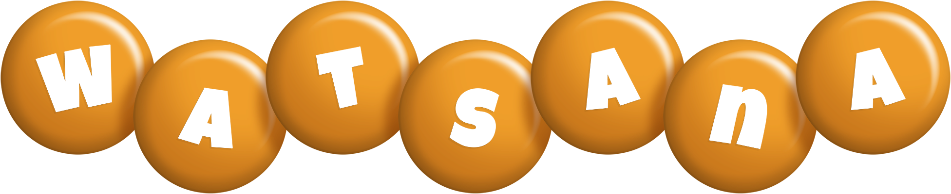 Watsana candy-orange logo