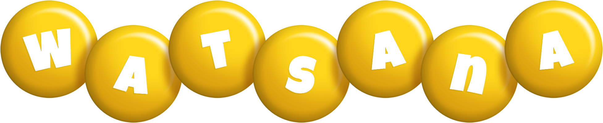 Watsana candy-yellow logo