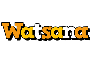 Watsana cartoon logo