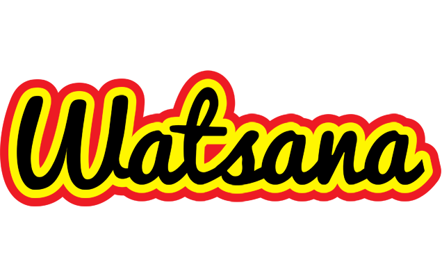Watsana flaming logo