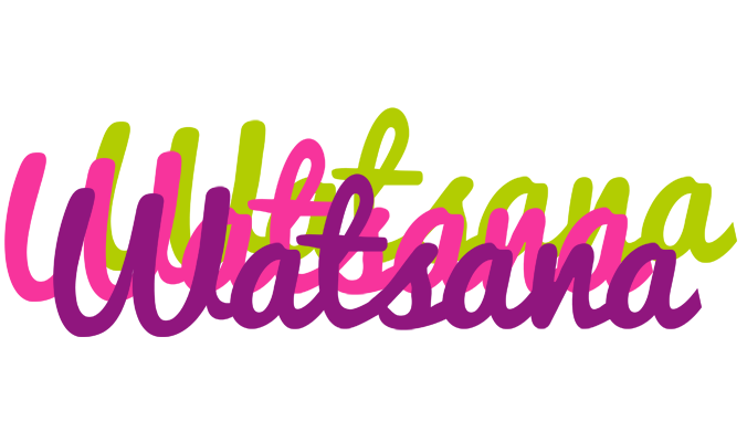 Watsana flowers logo