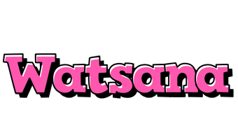 Watsana girlish logo