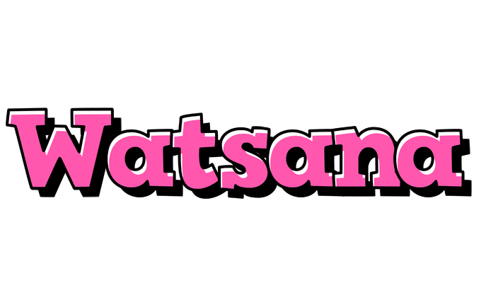 Watsana girlish logo