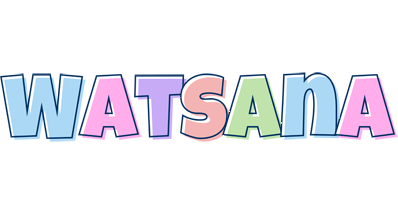 Watsana pastel logo