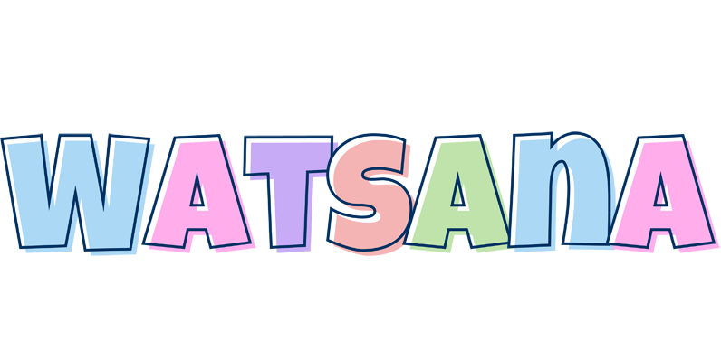 Watsana pastel logo