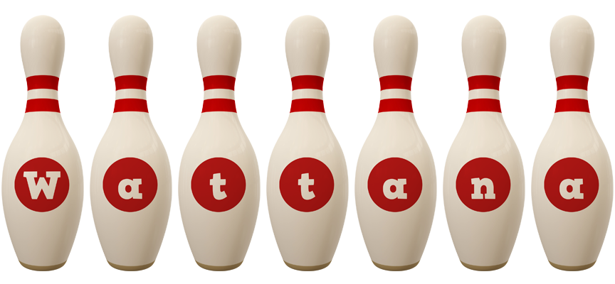 Wattana bowling-pin logo