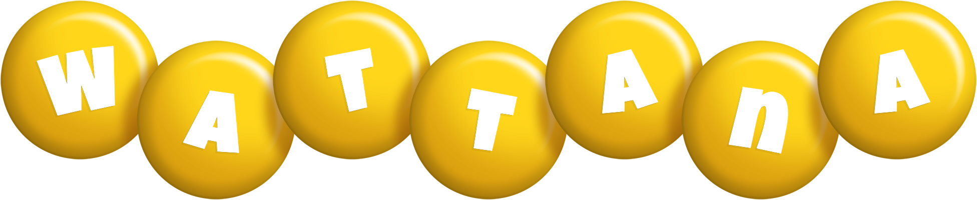 Wattana candy-yellow logo