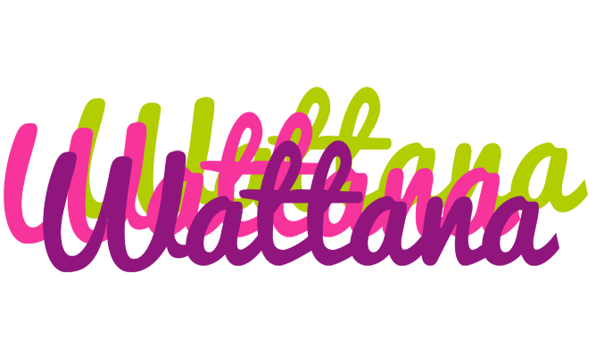 Wattana flowers logo