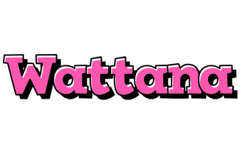 Wattana girlish logo