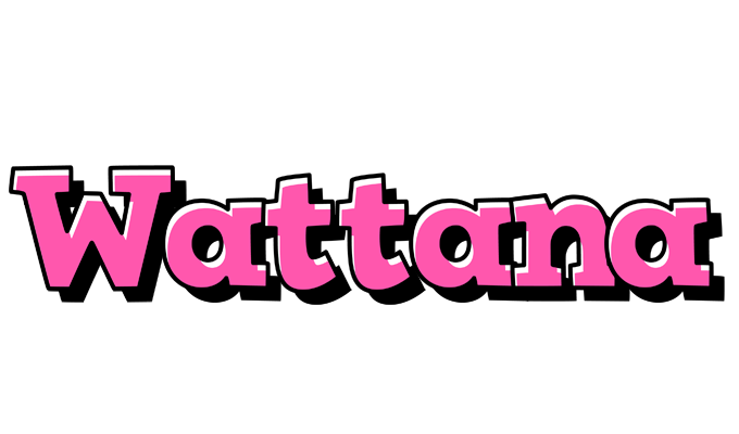 Wattana girlish logo