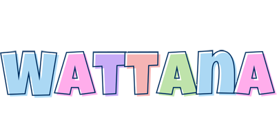 Wattana pastel logo