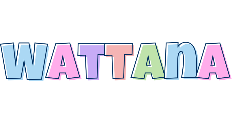 Wattana pastel logo