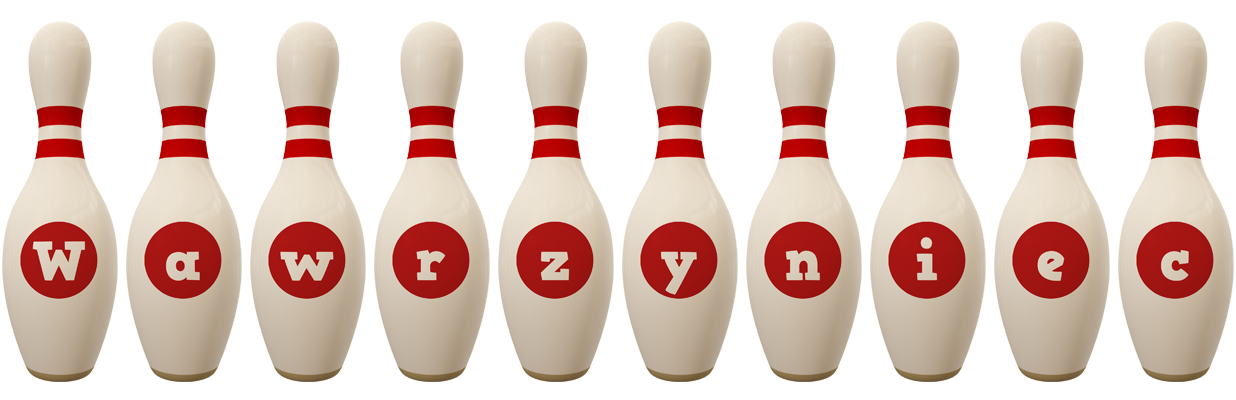Wawrzyniec bowling-pin logo
