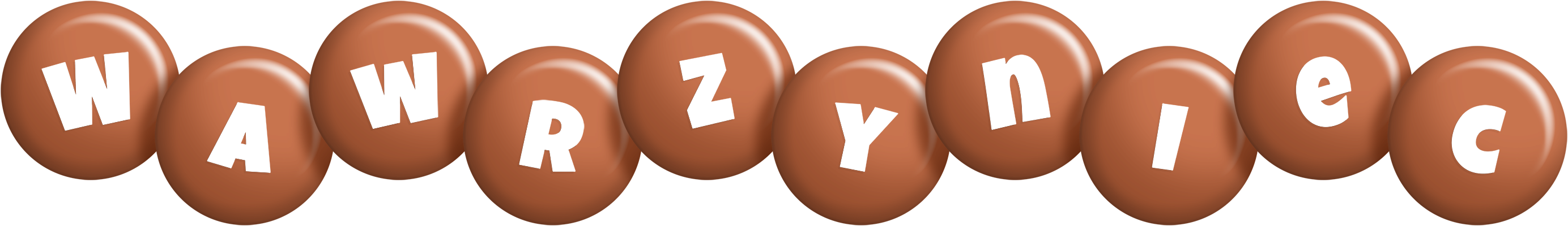 Wawrzyniec candy-brown logo