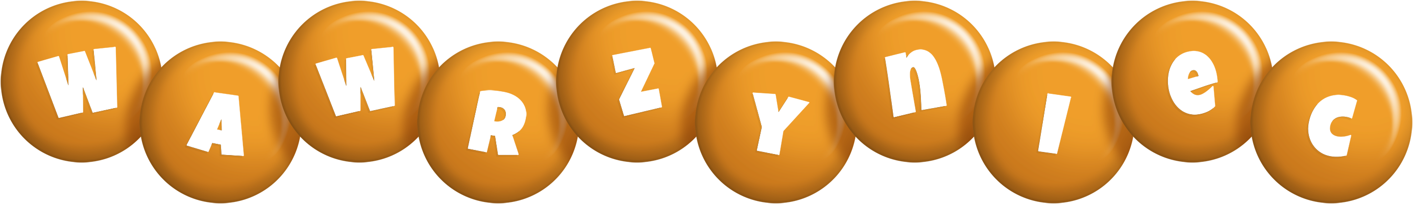 Wawrzyniec candy-orange logo
