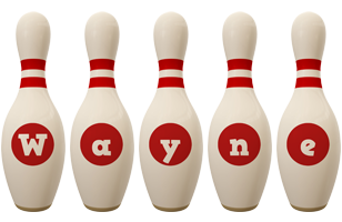 Wayne bowling-pin logo