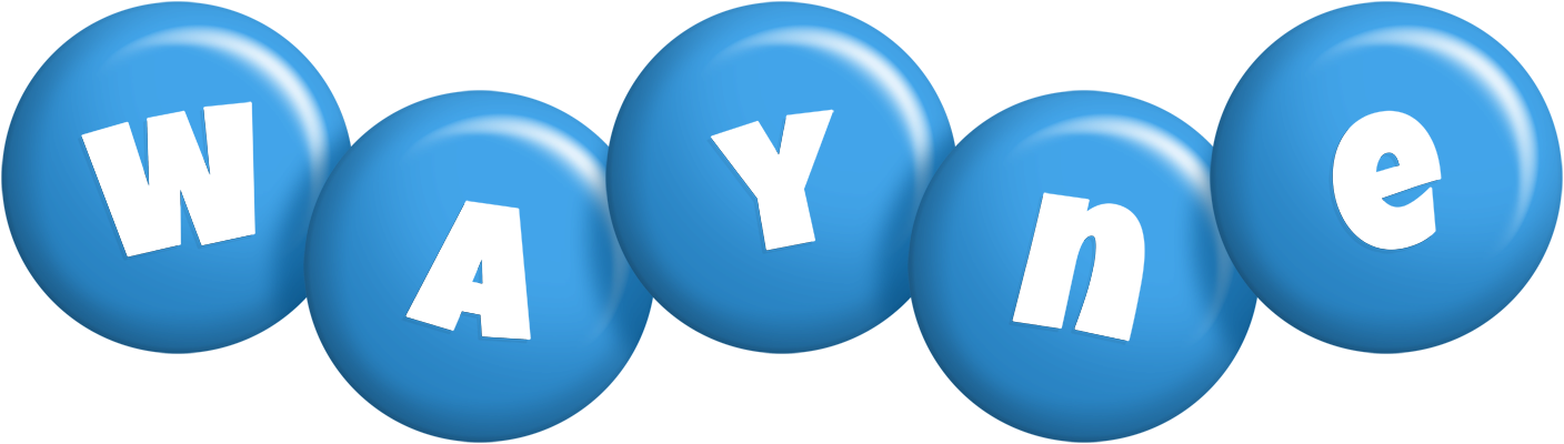 Wayne candy-blue logo