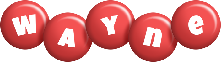 Wayne candy-red logo