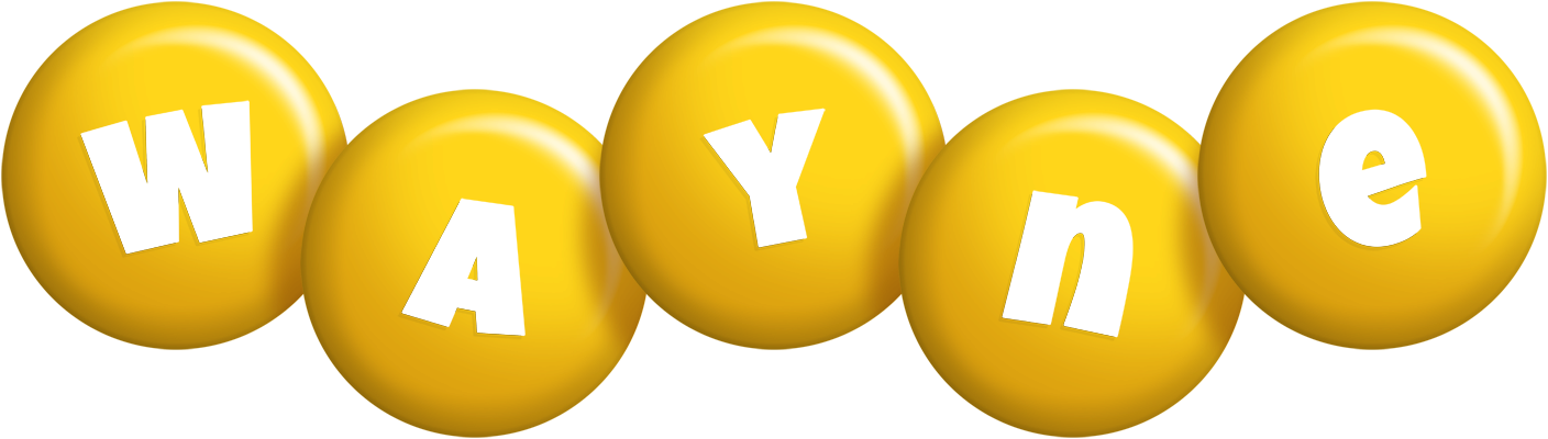 Wayne candy-yellow logo