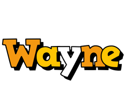 Wayne cartoon logo