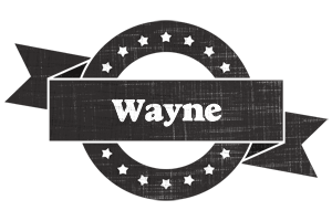 Wayne grunge logo