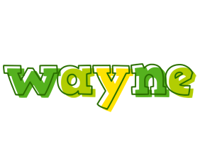 Wayne juice logo