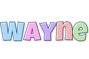 Wayne pastel logo