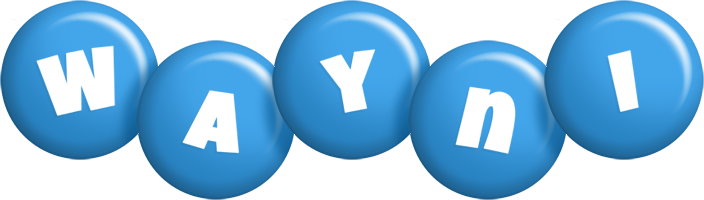 Wayni candy-blue logo