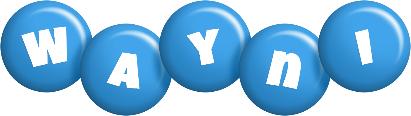 Wayni candy-blue logo