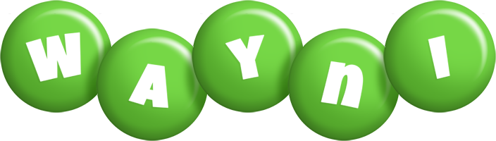 Wayni candy-green logo