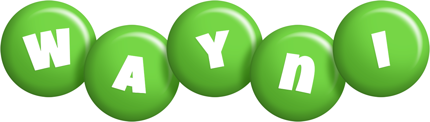 Wayni candy-green logo