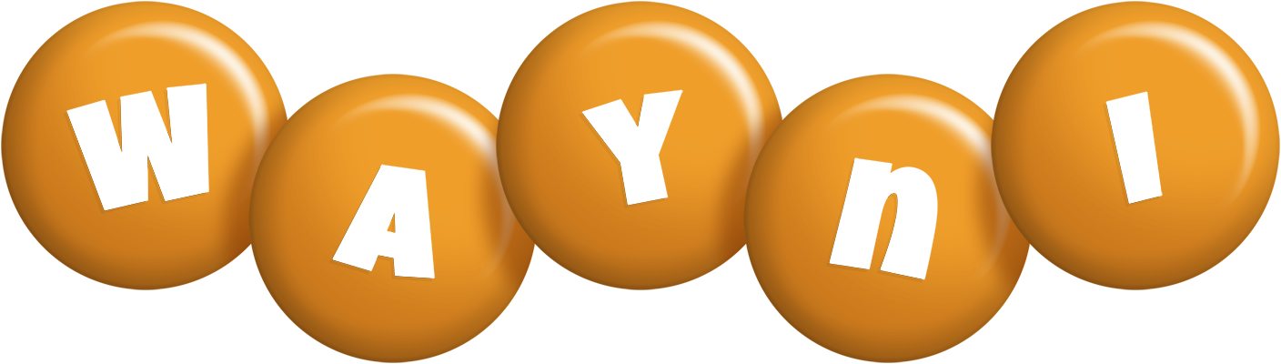Wayni candy-orange logo