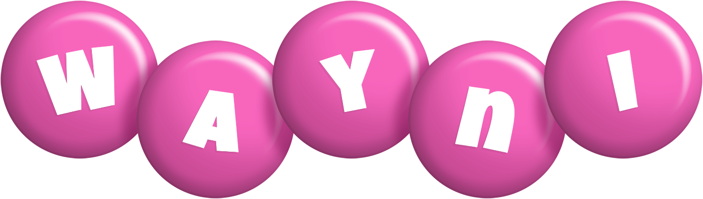 Wayni candy-pink logo